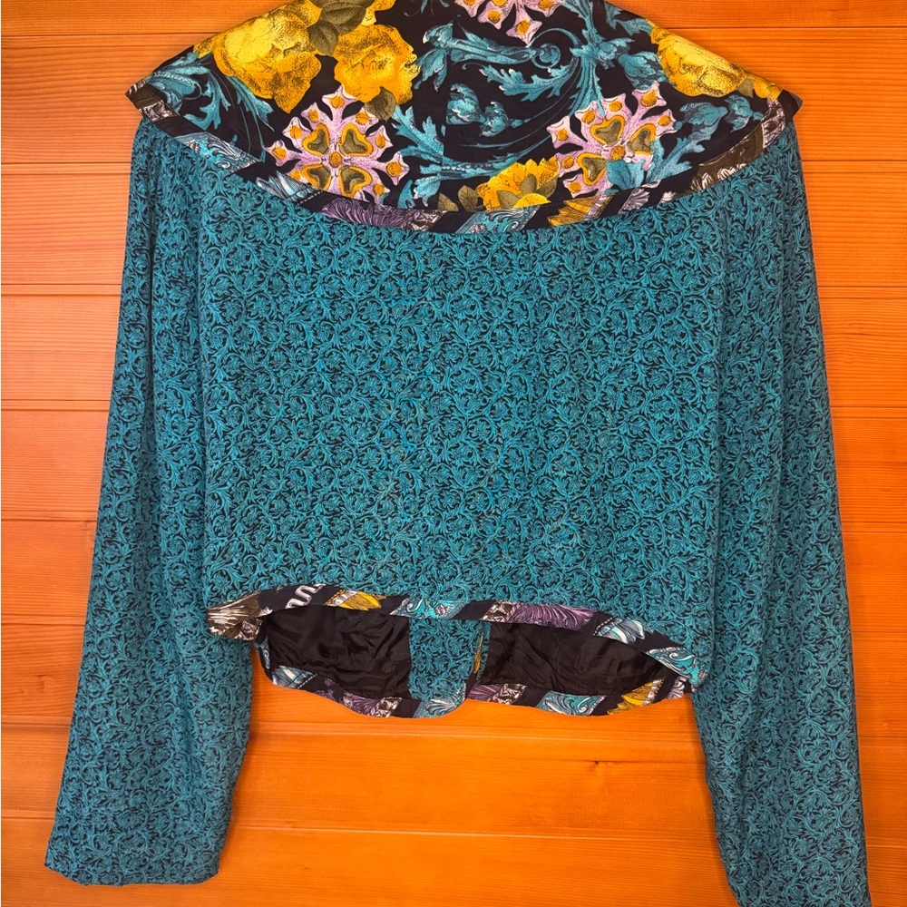 90’s Vintage Componix Mixed-Print Blazer - image 2